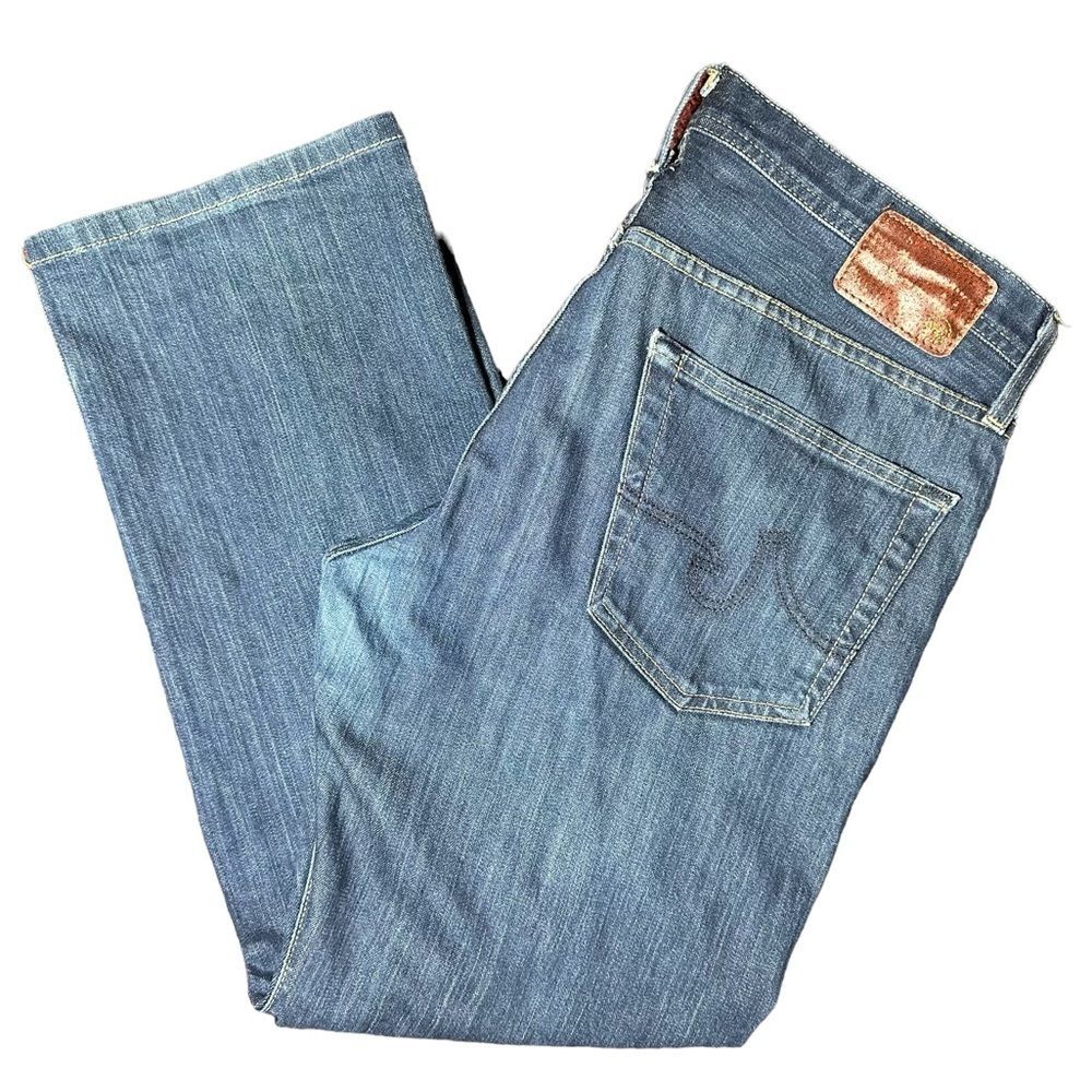 Adriano Goldschmied The Protege Straight Leg Stretch Blue Jeans Mens 34R (34x38)